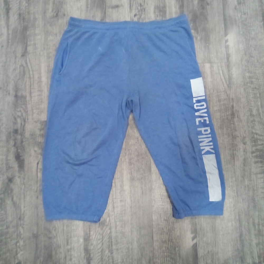 PINK Victoria's Secret Blue Bottoms